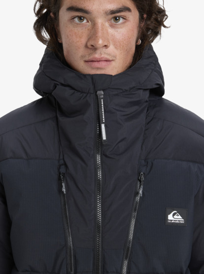 quiksilver, Nomad - Veste isolante à capuche pour homme, BLACK (kvj0) Nomad - Insulator Hooded Jacket for Men  EQYJK04178