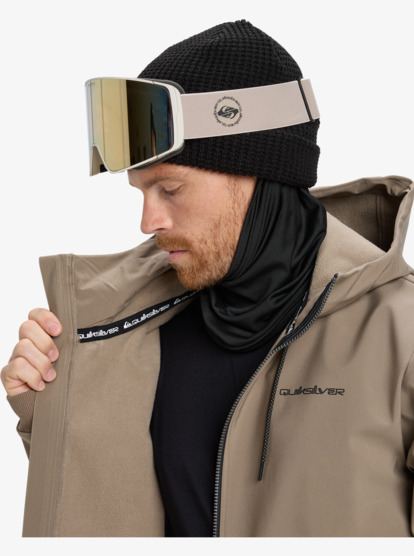 quiksilver, Live For The Dream - Snowboardjack met capuchon voor Heren, FALLEN ROCK (tzc0) Live For The Dream - Hooded Snow Jacket for Men  EQYJK04185