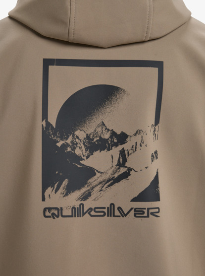 quiksilver, Live For The Dream - Snowboardjack met capuchon voor Heren, FALLEN ROCK (tzc0) Live For The Dream - Hooded Snow Jacket for Men  EQYJK04185