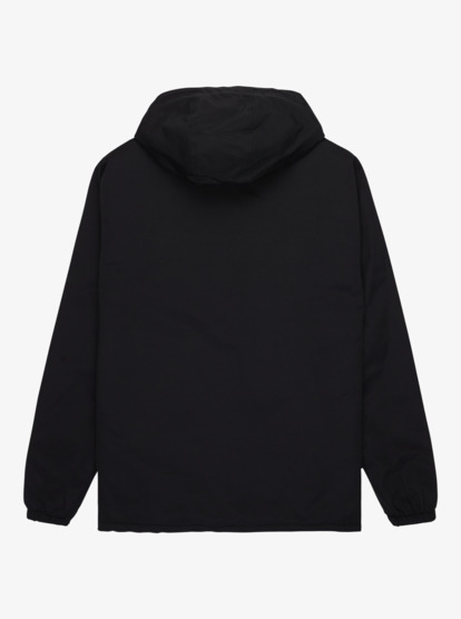 quiksilver, Rain Cloud 3K - Waterproof Coach Hooded Jacket for Men, BLACK (kvj0) Rain Cloud 3K - Waterproof Coach Hooded Jacket for Men  EQYJK04186