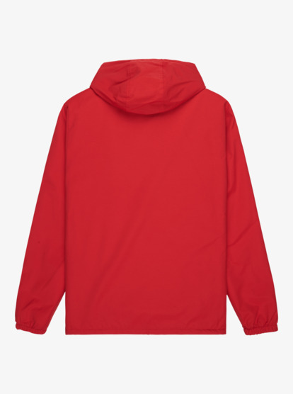 quiksilver, Rain Cloud 3K - Waterproof Coach Hooded Jacket for Men, SALSA (rzm0) Rain Cloud 3K - Waterproof Coach Hooded Jacket for Men  EQYJK04186