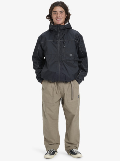 quiksilver, Full Rig - Veste imperméable à capuche pour Homme, BLACK (kvj0) Full Rig - Waterproof Hooded Jacket for Men  EQYJK04187