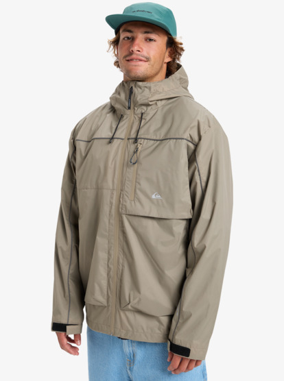 quiksilver, Full Rig - Veste imperméable à capuche pour Homme, FALLEN ROCK (tzc0) Full Rig - Waterproof Hooded Jacket for Men  EQYJK04187