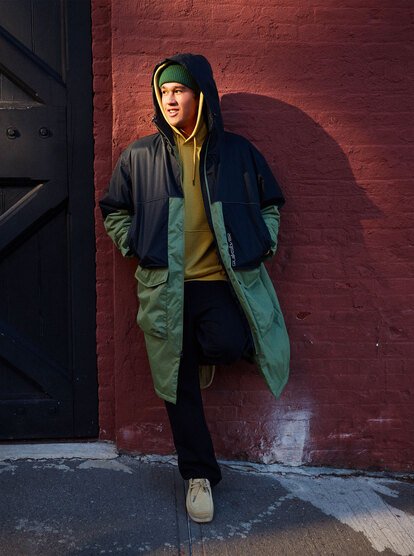 Full Rig Poncho - Poncho Changing Jacket for Men  EQYJK04188