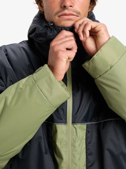 quiksilver, Full Rig Poncho - Poncho de surf à capuche pour Homme, LODEN GREEN (gng0) Full Rig - Hooded Poncho Jacket for Men  EQYJK04188