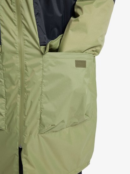 quiksilver, Full Rig Poncho - Poncho de surf à capuche pour Homme, LODEN GREEN (gng0) Full Rig - Hooded Poncho Jacket for Men  EQYJK04188