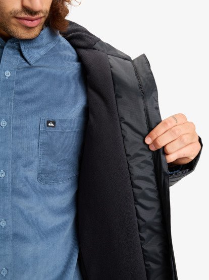 quiksilver, Full Rig - Hooded Poncho Jacket for Men, BLACK (kvj0) Full Rig - Hooded Poncho Jacket for Men  EQYJK04188