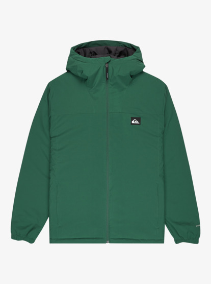 quiksilver, Overcast 3K Insulated - Veste imperméable à capuche pour Homme, TREKKING GREEN (tkr) Overcast 3K Insulated - Waterproof Hooded Jacket for Men  EQYJK04194