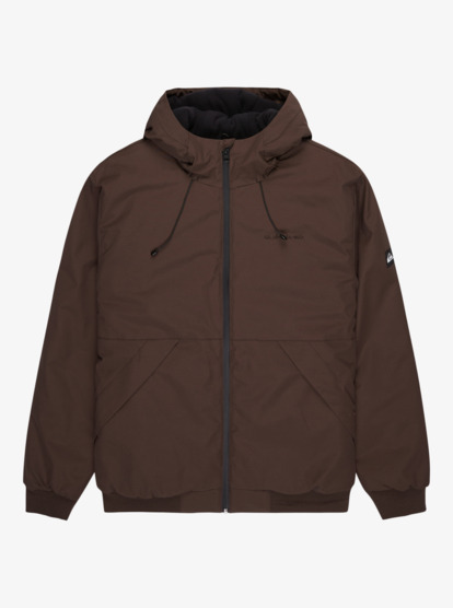 quiksilver, Brooks 3K - Winterjacke mit Kapuze für Männer, CHOCOLATE BROWN (csd0) Brooks 3K - Cold Weather Hooded Jacket for Men  EQYJK04200
