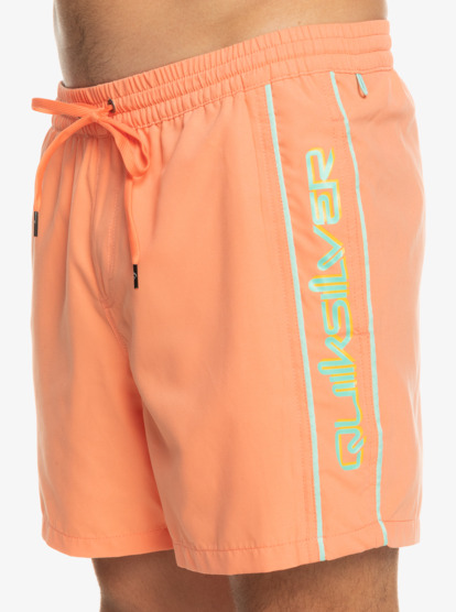quiksilver, Everyday Vert 16" - Short de bain pour Homme, FRESH SALMON (mhv0) Everyday Vert 16" - Swim Shorts for Men  EQYJV03987