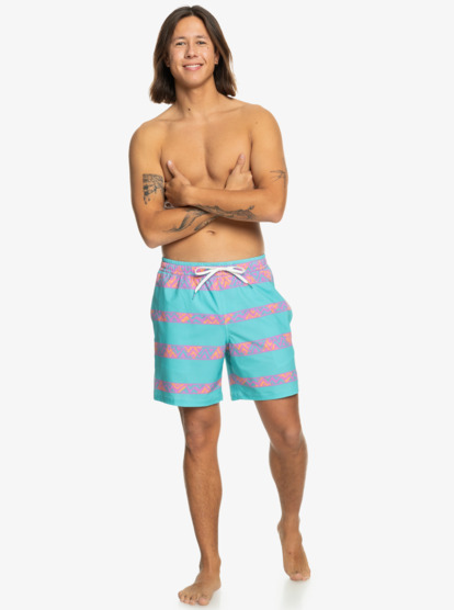 Take Us Back Volley 17" - Swim Shorts for Men  EQYJV04062