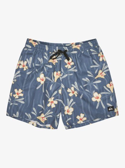 quiksilver, Everyday Straight Volley 17" - Schwimmshorts für Männer, CHINA BLUE DUSTY FLORAL (bnd8) Everyday Straight Volley 17" - Swim Shorts for Men  EQYJV04100