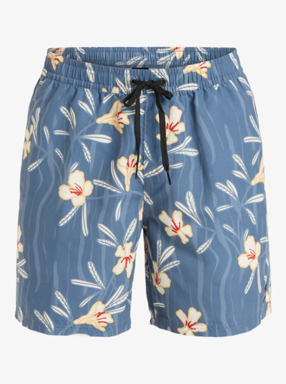 quiksilver, Everyday Straight Volley 17" - Schwimmshorts für Männer, CHINA BLUE DUSTY FLORAL (bnd8) Everyday Straight Volley 17" - Swim Shorts for Men  EQYJV04100