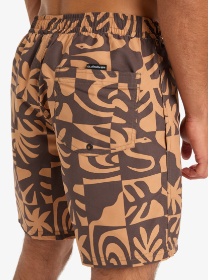quiksilver, Everyday Straight Volley 17" - Schwimmshorts für Männer, CHOCOLATE BROWN TERRA (csd8) Everyday Straight Volley 17" - Swim Shorts for Men  EQYJV04100