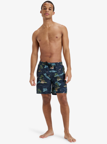 Everyday Straight Volley 17" - Board Shorts for Men  EQYJV04100