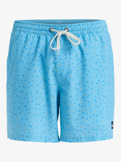 quiksilver, Surfsilk Straight 16" - Schwimmshorts für Männer, MILKY BLUE MINI CHAOS (bhg2) Surfsilk Straight 16" - Swim Shorts for Men  EQYJV04107