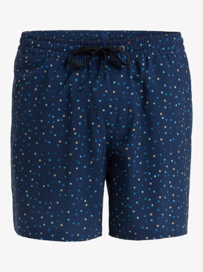 quiksilver, Surfsilk Straight 16" - Swim Shorts for Men, DARK NAVY MINICHAOS (ktp8) Surfsilk Straight 16" - Swim Shorts for Men  EQYJV04107