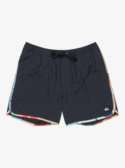 quiksilver, Surfsilk Scallop 16" - Swim Shorts for Men, DARK NAVY (ktp0) Surfsilk Scallop 16" - Swim Shorts for Men  EQYJV04108