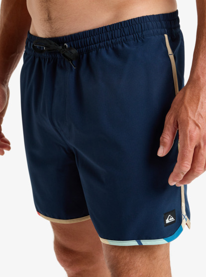 quiksilver, Surfsilk Scallop 16" - Swim Shorts for Men, DARK NAVY (ktp0) Surfsilk Scallop 16" - Swim Shorts for Men  EQYJV04108