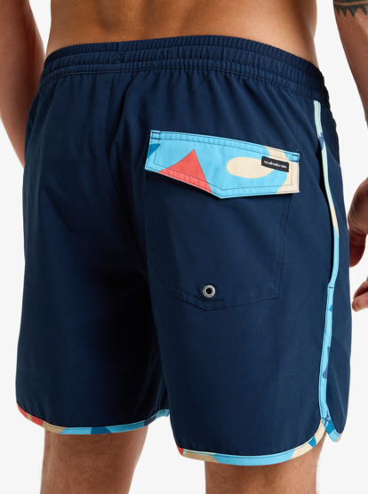 quiksilver, Surfsilk Scallop 16" - Swim Shorts for Men, DARK NAVY (ktp0) Surfsilk Scallop 16" - Swim Shorts for Men  EQYJV04108