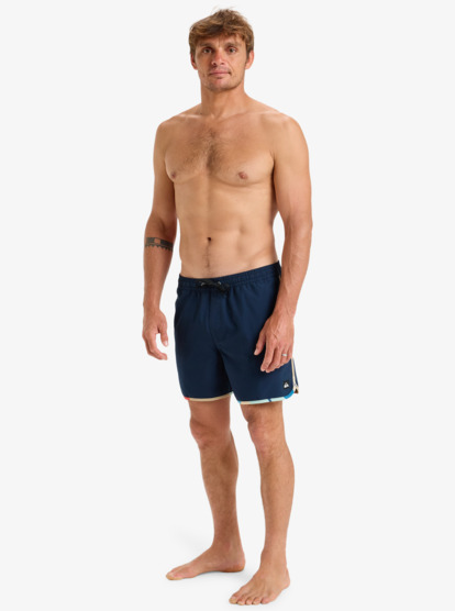 quiksilver, Surfsilk Scallop 16" - Swim Shorts for Men, DARK NAVY (ktp0) Surfsilk Scallop 16" - Swim Shorts for Men  EQYJV04108