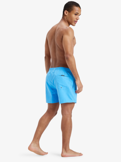 quiksilver, Everyday Solid Volley 15" - Swim Shorts for Men, AZURE BLUE (bjt0) Everyday Solid Volley 15" - Swim Shorts for Men  EQYJV04120