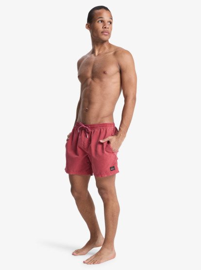 quiksilver, Everyday Surfwash Volley 15" - Bermuda da bagno da Uomo, BURNT RUSSET (rqz0) Everyday Surfwash Volley 15" - Swim Shorts for Men  EQYJV04155
