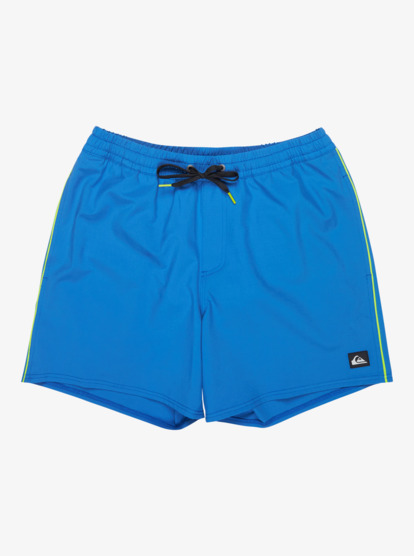 Stretch Piped Volley 16" - Swim Shorts for Men  EQYJV04211
