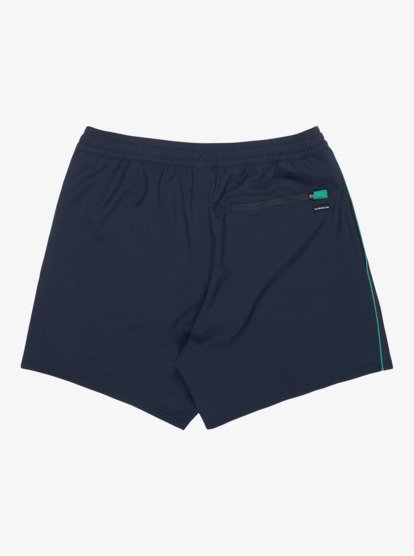 Stretch Piped Volley 16" - Swim Shorts for Men  EQYJV04211