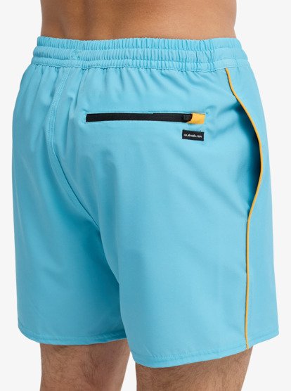 Stretch Piped Volley 16" - Swim Shorts for Men  EQYJV04211