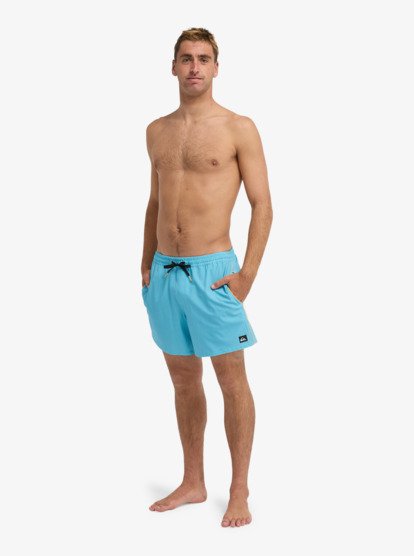 Stretch Piped Volley 16" - Swim Shorts for Men  EQYJV04211