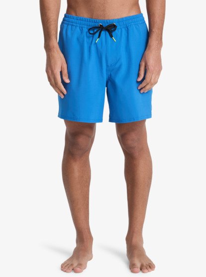 Stretch Piped Volley 16" - Swim Shorts for Men  EQYJV04211