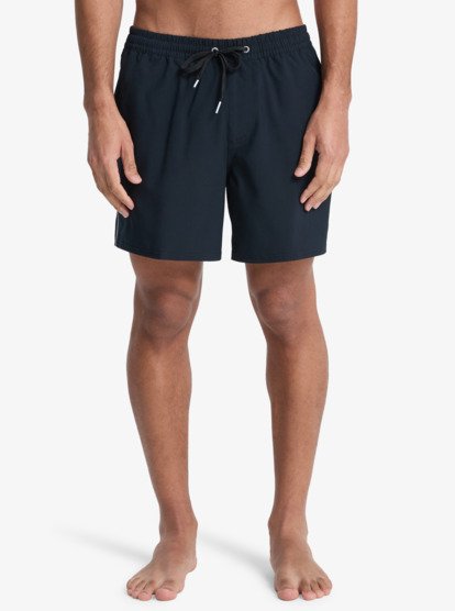 Stretch Piped Volley 16" - Swim Shorts for Men  EQYJV04211