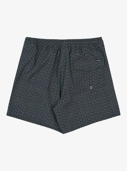 Stretch Printed Volley 16" - Swim Shorts for Men  EQYJV04217