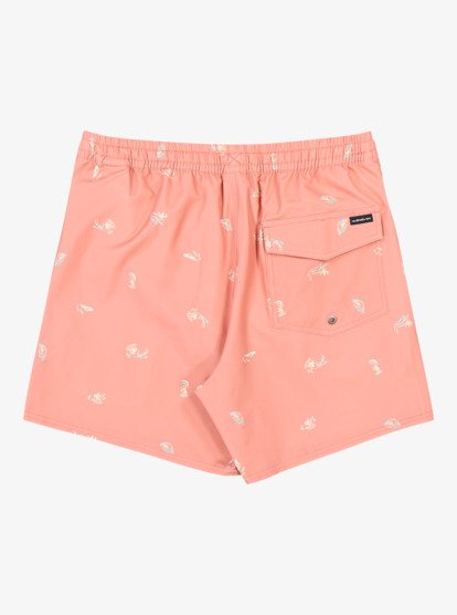 Stretch Printed Volley 16" - Swim Shorts for Men  EQYJV04217