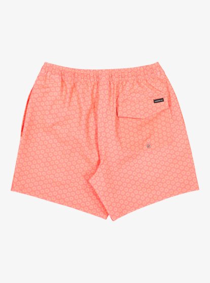 Stretch Printed Volley 16" - Swim Shorts for Men  EQYJV04217