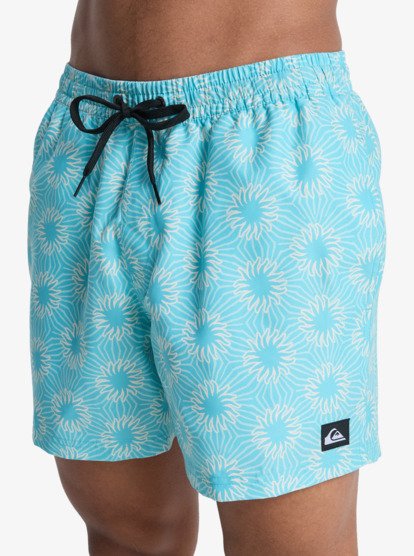 Everyday Printed Volley 15" - Swim Shorts for Men  EQYJV04219