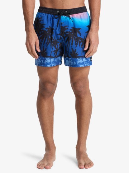 Everyday Printed Volley 15" - Swim Shorts for Men  EQYJV04219