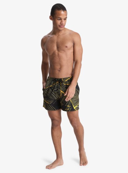 Everyday Printed Volley 15" - Swim Shorts for Men  EQYJV04219
