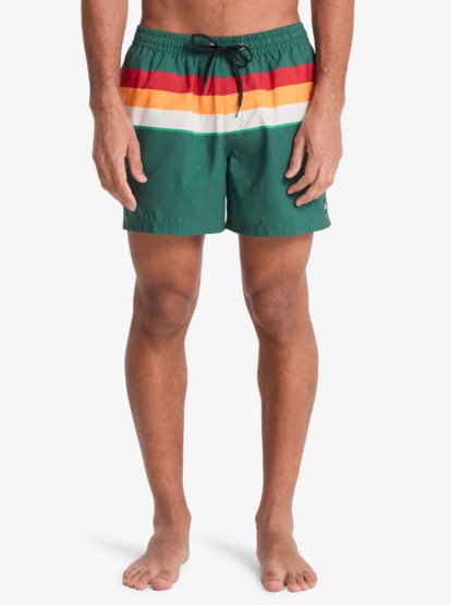 Everyday Printed Volley 15" - Swim Shorts for Men  EQYJV04219