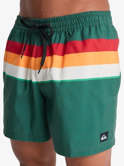 Everyday Printed Volley 15" - Swim Shorts for Men  EQYJV04219