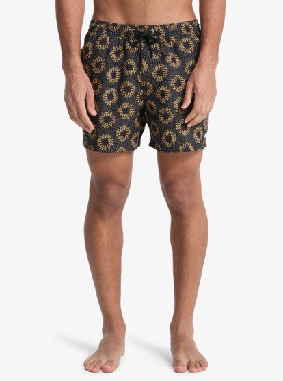 Everyday Printed Volley 15" - Swim Shorts for Men  EQYJV04219