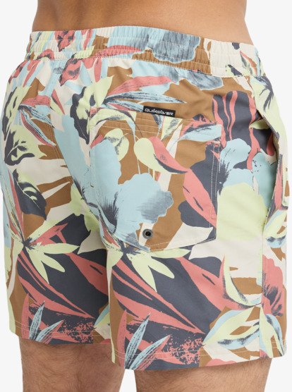 Everyday Printed Volley 15" - Swim Shorts for Men  EQYJV04219