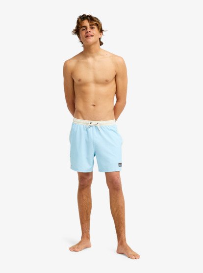 One Piece Solid 16" - Swim Shorts for Men  EQYJV04259
