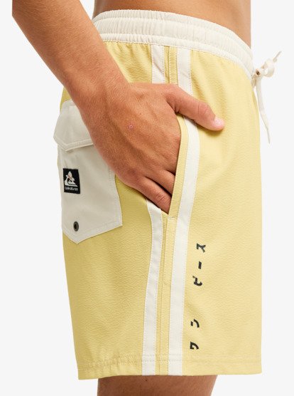 One Piece Solid 16" - Swim Shorts for Men  EQYJV04259