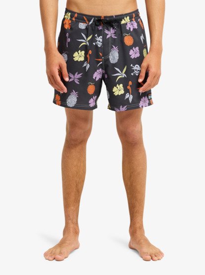 One Piece Printed 16" - Swim Shorts for Men  EQYJV04260