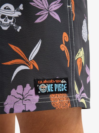 One Piece Printed 16" - Swim Shorts for Men  EQYJV04260