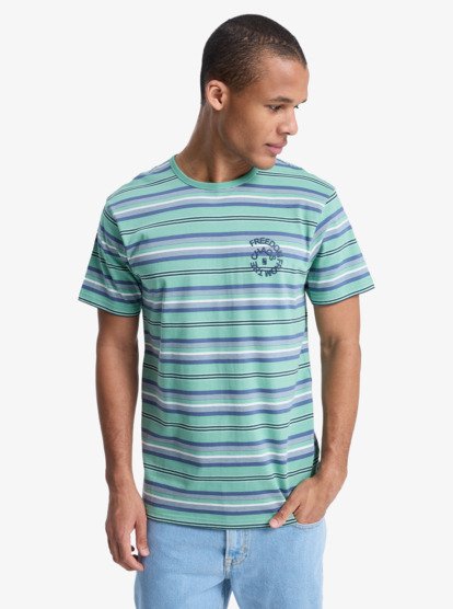 Tengha Stripe - Short Sleeve T-Shirt for Men  EQYKT04387