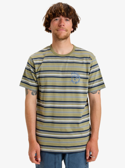 Tengha Stripe - Short Sleeve T-Shirt for Men  EQYKT04387