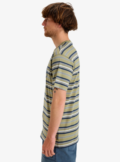 Tengha Stripe - Short Sleeve T-Shirt for Men  EQYKT04387